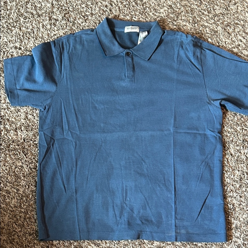 Men's Blue Polo Shirt by Croft & Barrow